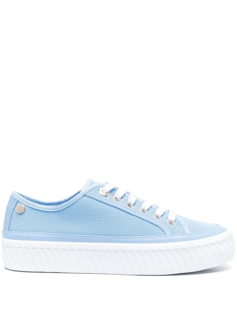 Tommy Hilfiger Low-top Platform Trainers In Blue