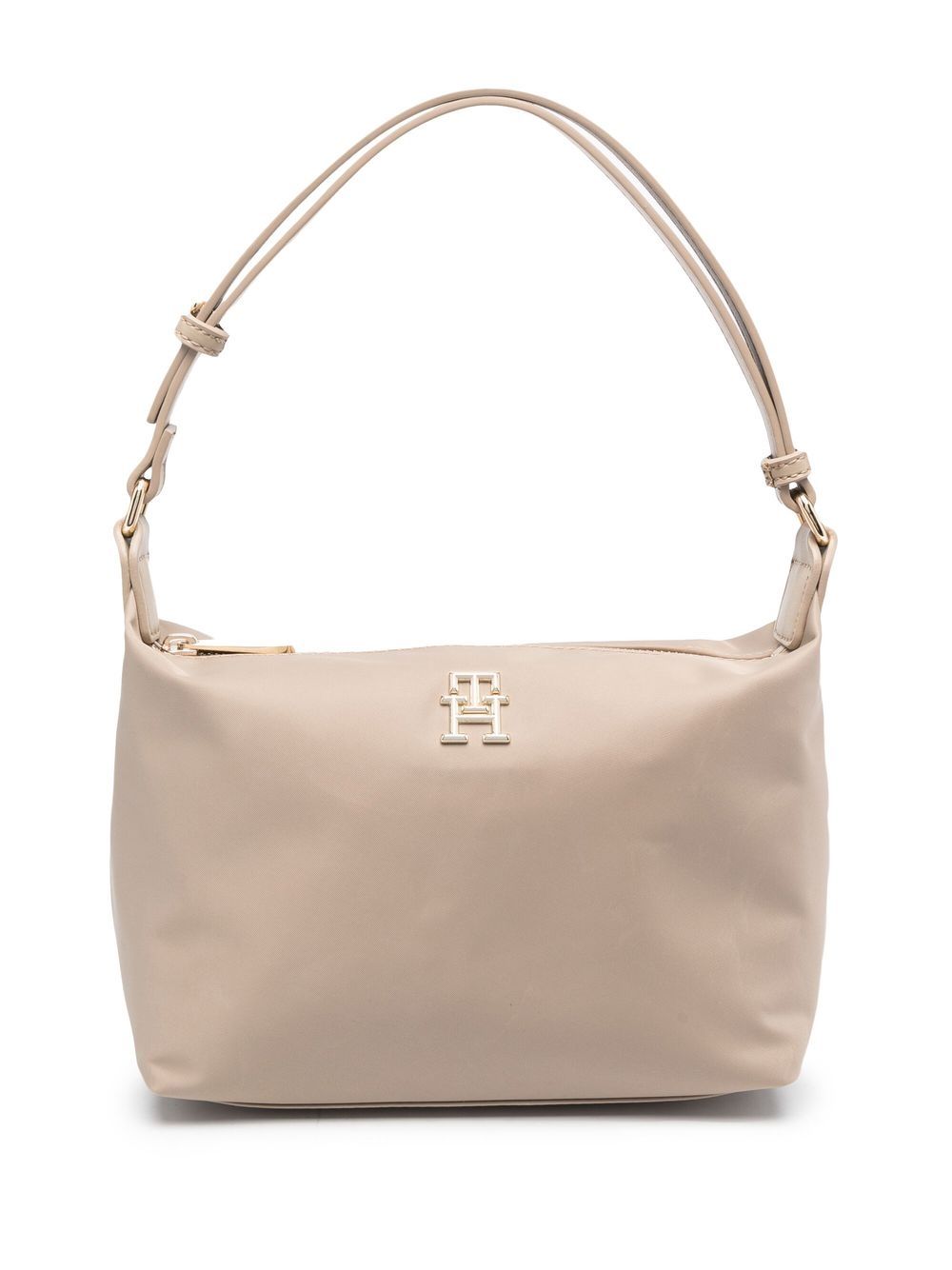 Tommy Hilfiger Logo-plaque Tote Bag In Neutrals