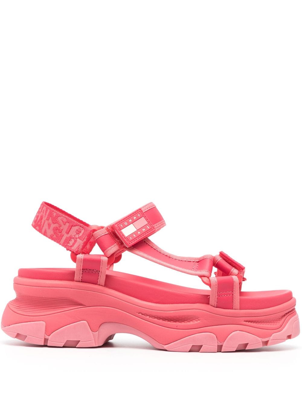 Tommy Jeans Hybrid 56mm Sandals In Pink
