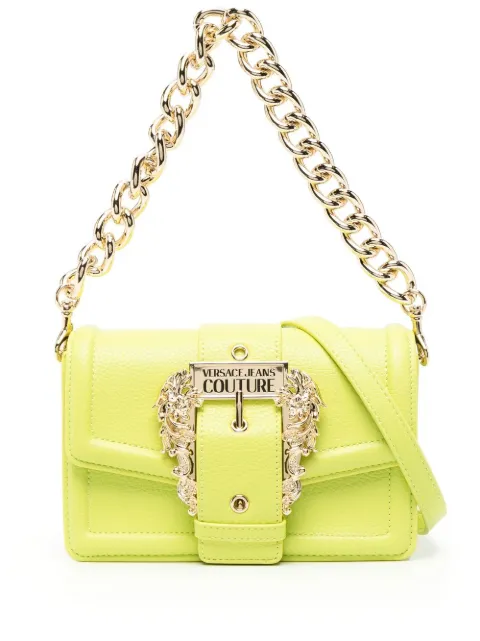 Versace Jeans Couture Baroque buckle shoulder bag