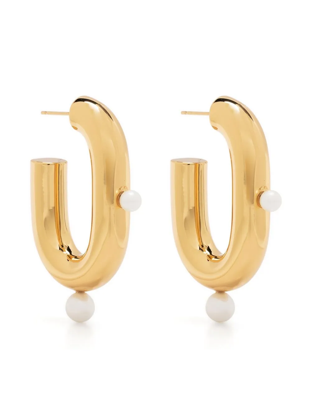 

Paco Rabanne XL Link hoop earrings - Gold