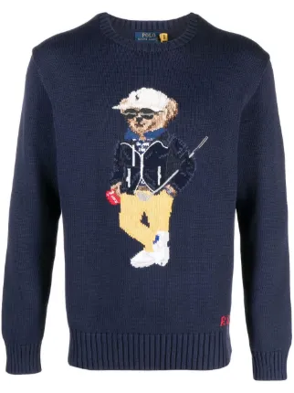 Teddy bear jumper ralph lauren store
