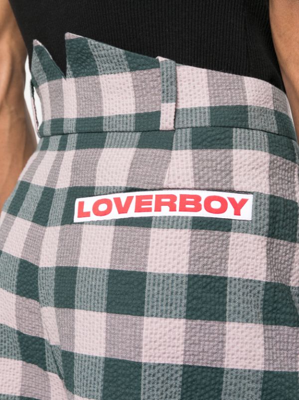 Charles Jeffrey Loverboy Harvey Milk チェック ショートパンツ 