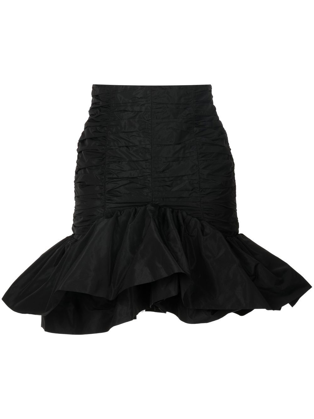 Patou Mini Bloom Skirt In Black