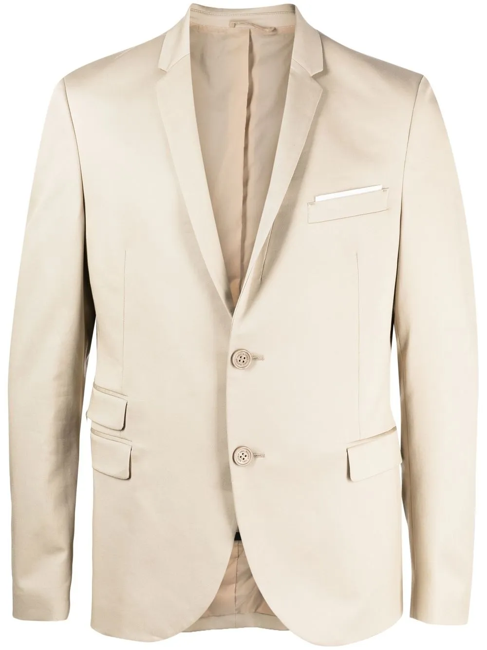 

Neil Barrett notched-lapel single-breasted blazer - Neutrals
