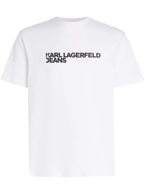 Karl Lagerfeld Jeans logo-print organic-cotton T-shirt