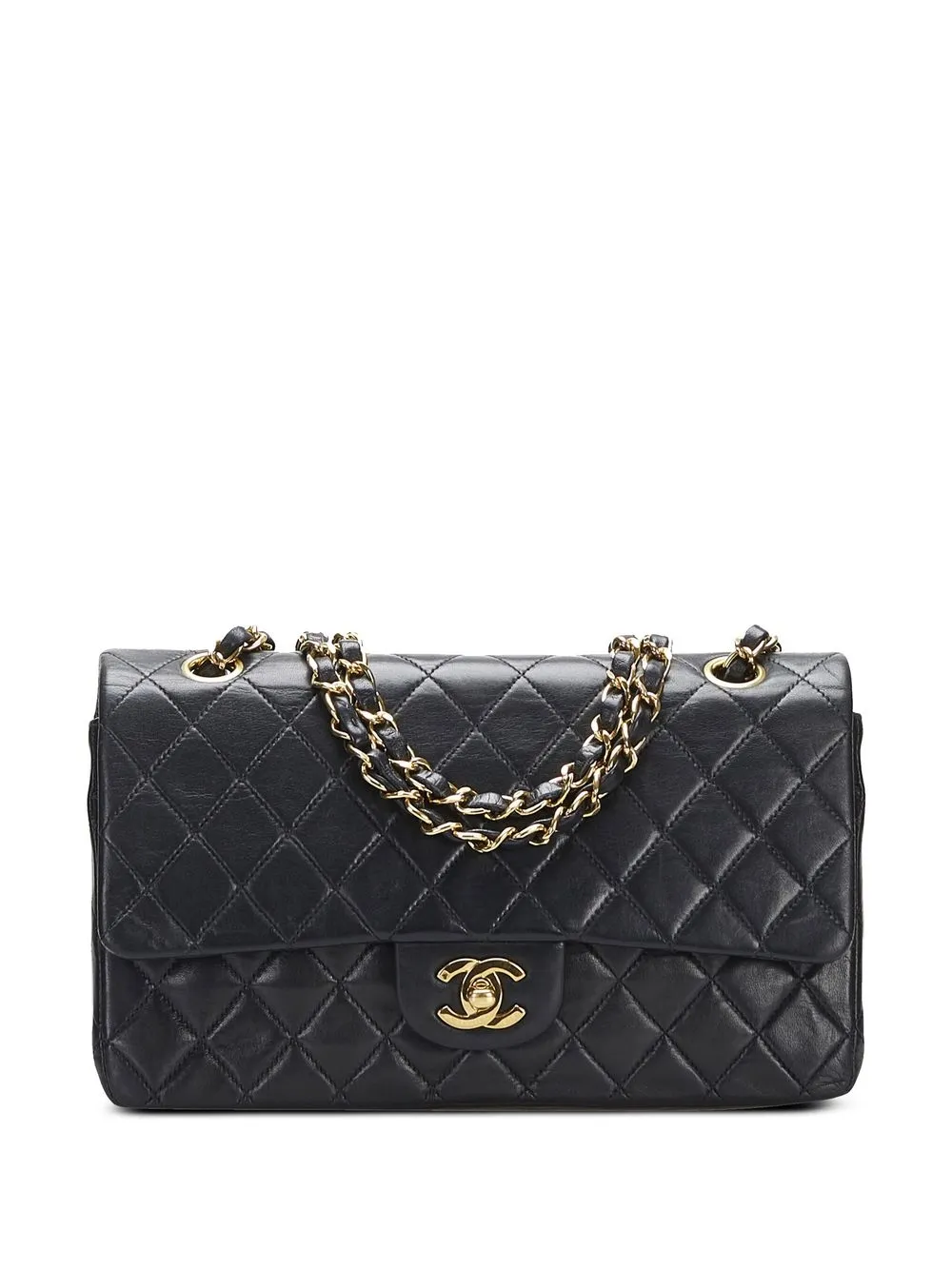 

CHANEL Pre-Owned bolsa de hombro Double Flap 2000-2002 - Negro