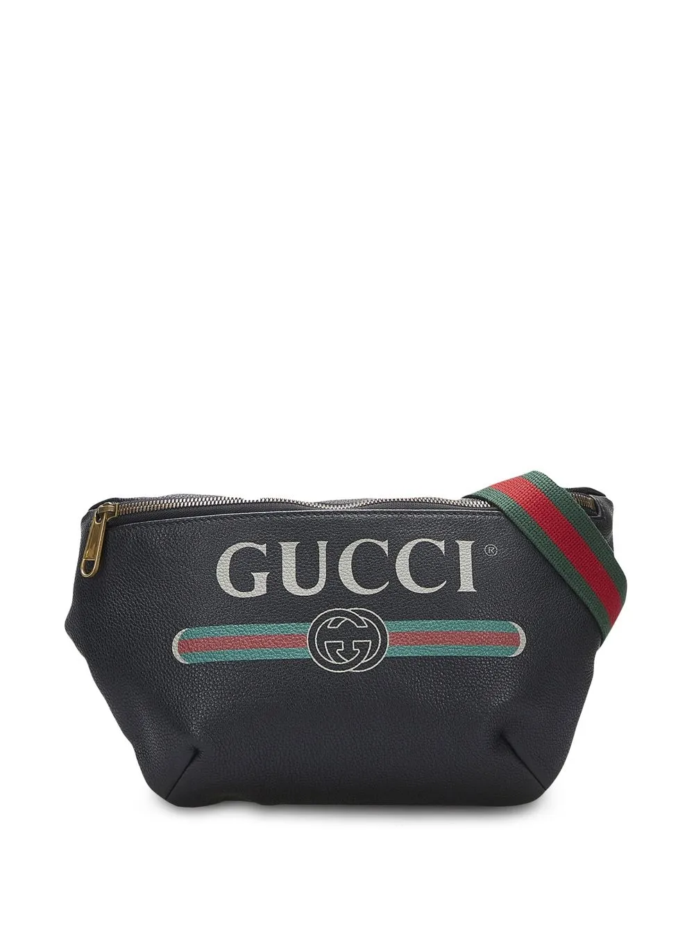 

Gucci Pre-Owned logo-print belt bag - Black