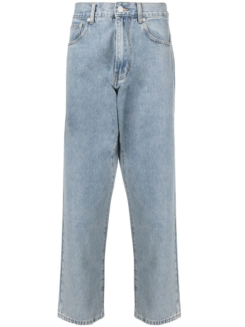 

CHOCOOLATE faded-effect straight-leg jeans - Blue