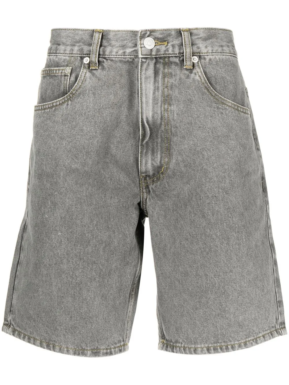 

CHOCOOLATE straight-leg denim shorts - Grey