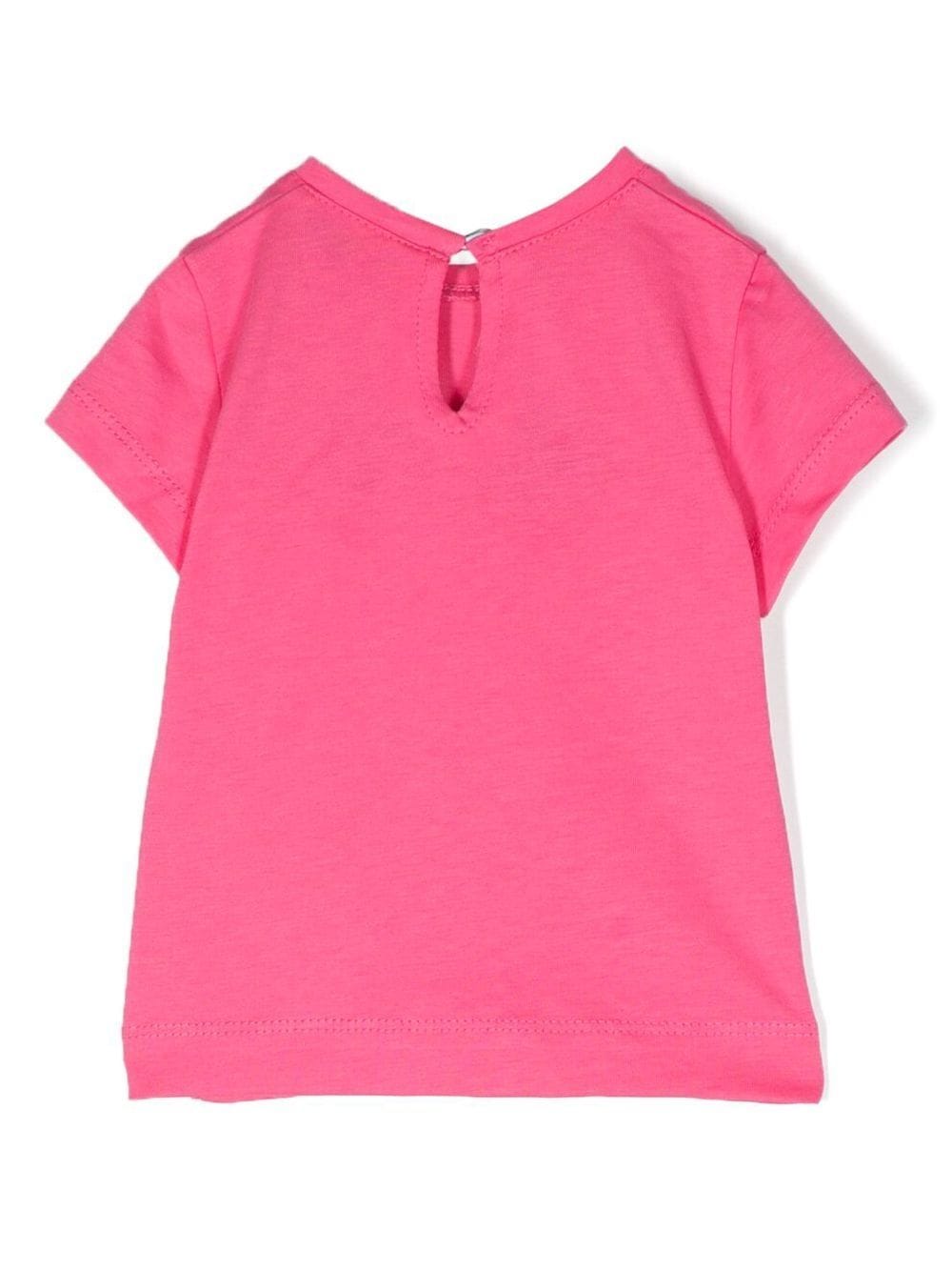 Shop Chiara Ferragni Eyelike-motif Embroidered T-shirt In Pink