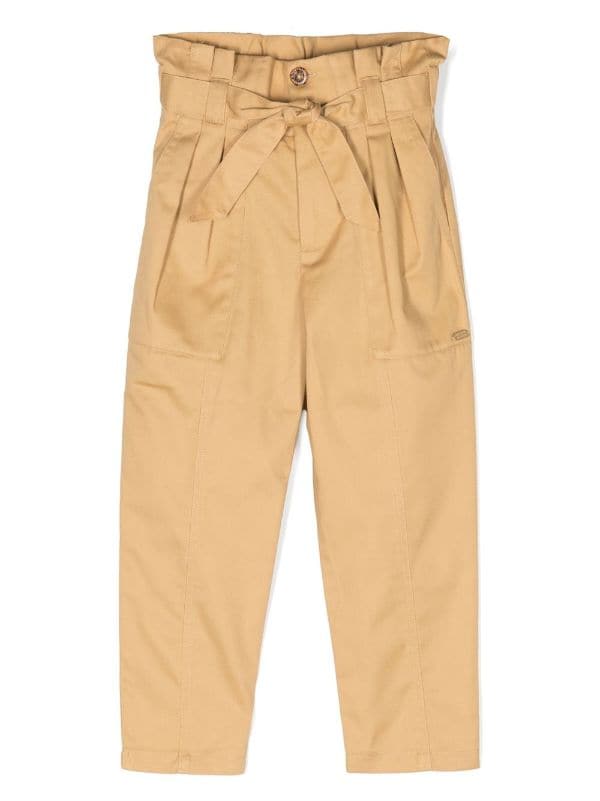 River Island Paperbag Wide Leg Trousers in Yellow  Lyst UK