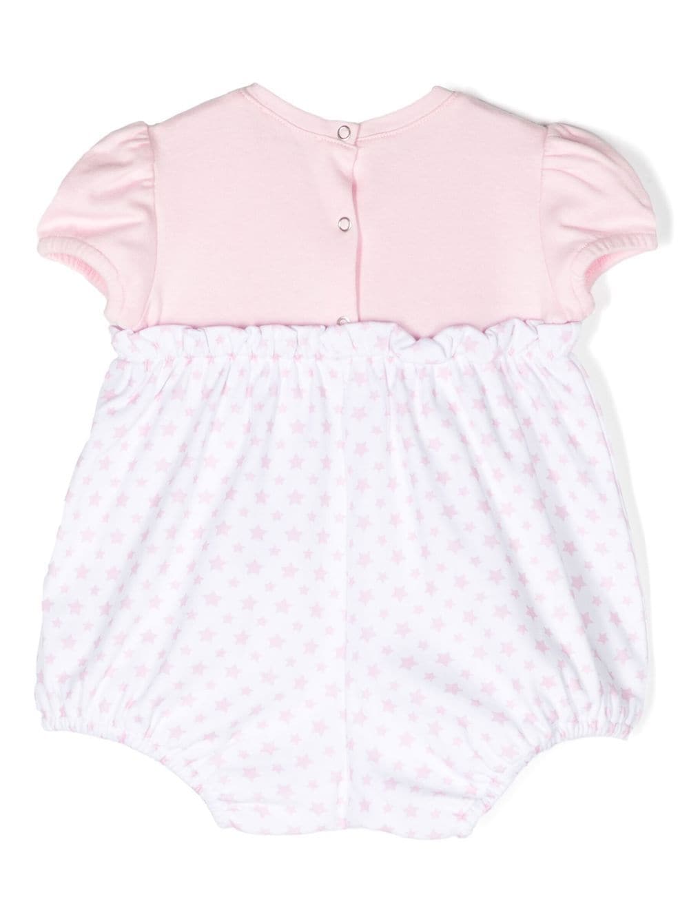 Chiara Ferragni Kids Romper met strikdetail - Roze