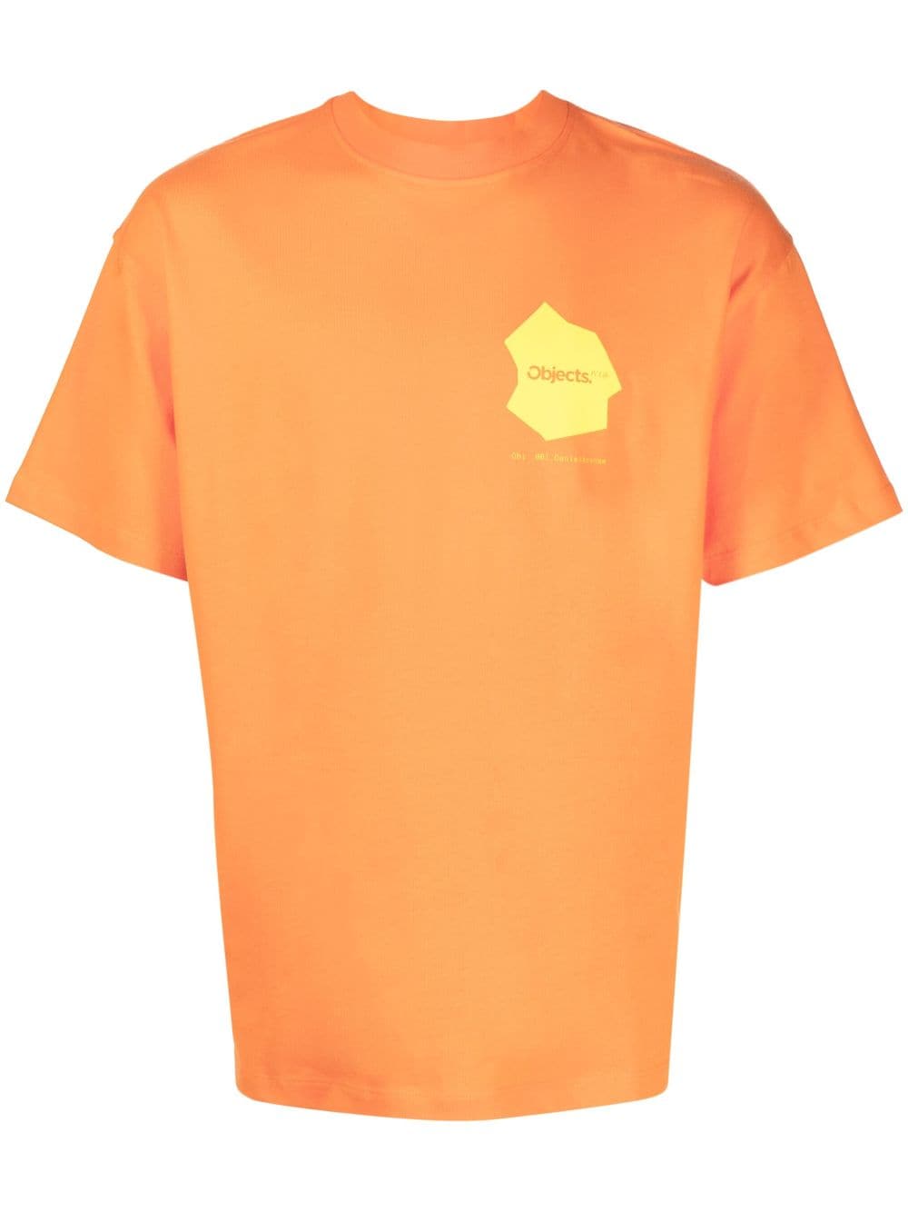 Objects Iv Life Slogan-print T-shirt In Orange