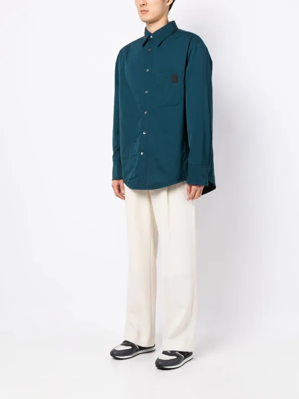 open lace back dress Poplin Box Pleat Shirt main image 1