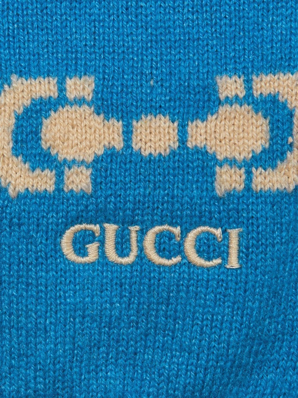 Shop Gucci Horsebit-detail Cashmere Cardigan In Blue