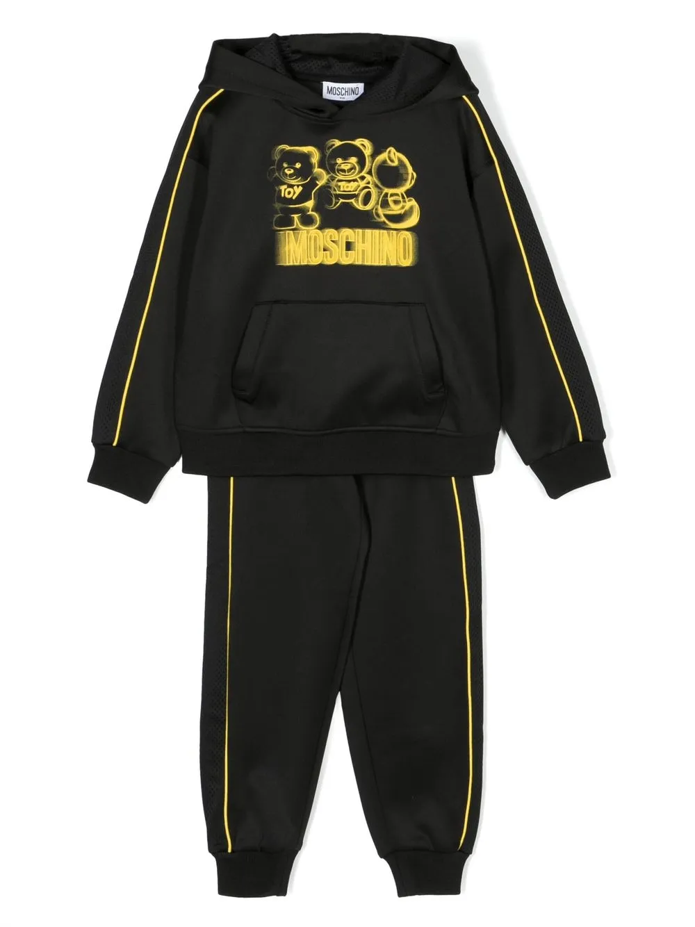 

Moschino Kids Teddy Bear-print tracksuit set - Black