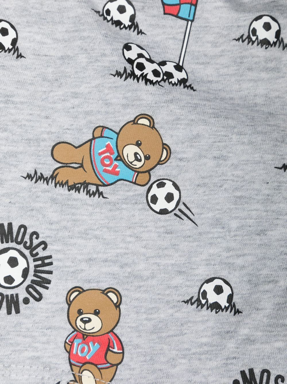 Shop Moschino Teddy Bear-print Short Set In Black