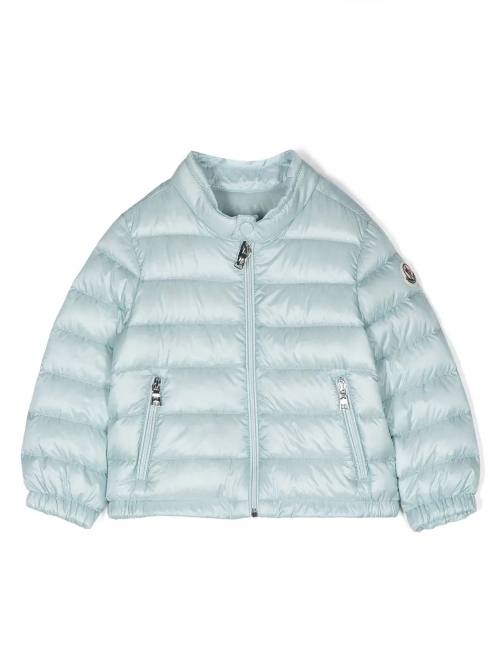 

Moncler Enfant puffer zip-up jacket - Blue