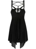 ISABEL MARANT Diana macramé-trim minidress - Black