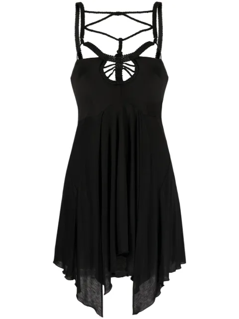 ISABEL MARANT Diana macrame-trim minidress Women