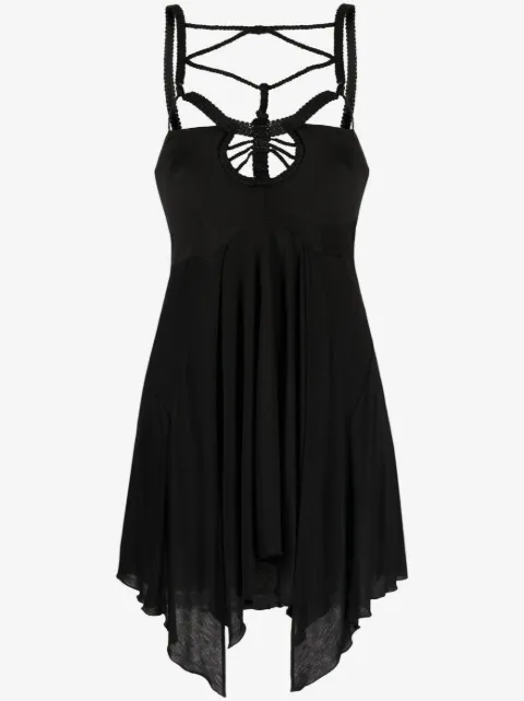 ISABEL MARANT Diana macramé-trim minidress