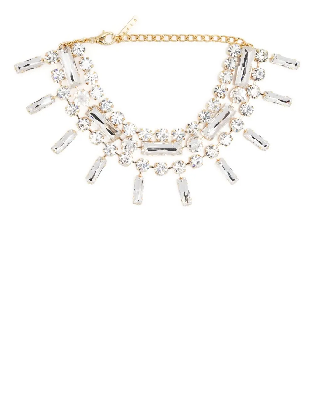 

AREA crystal-embellished chain necklace - Gold