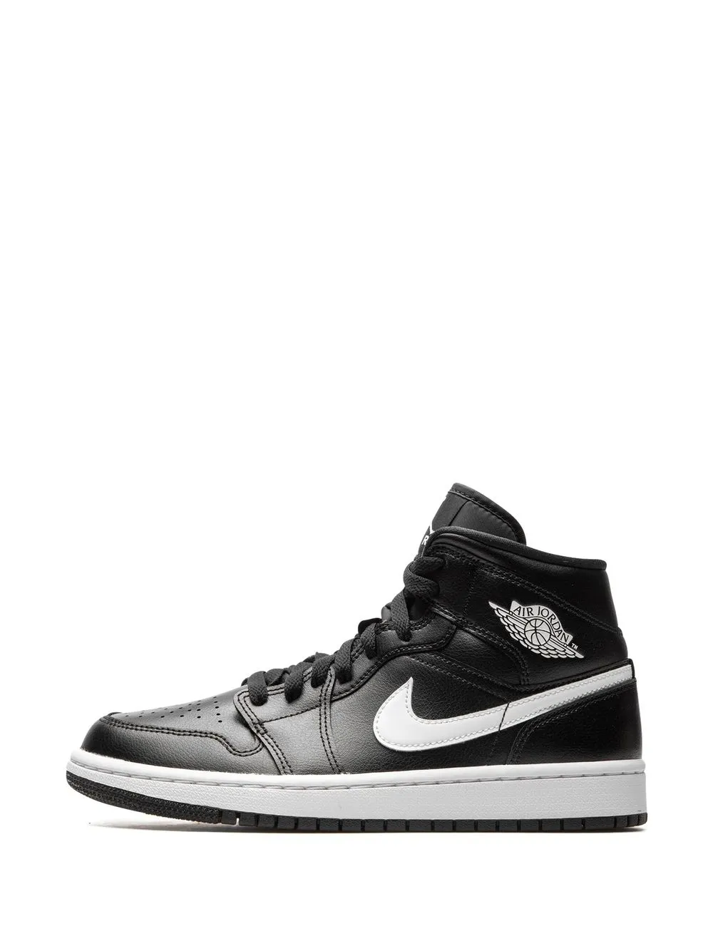 Nike air jordan 1 deals retro mid black white