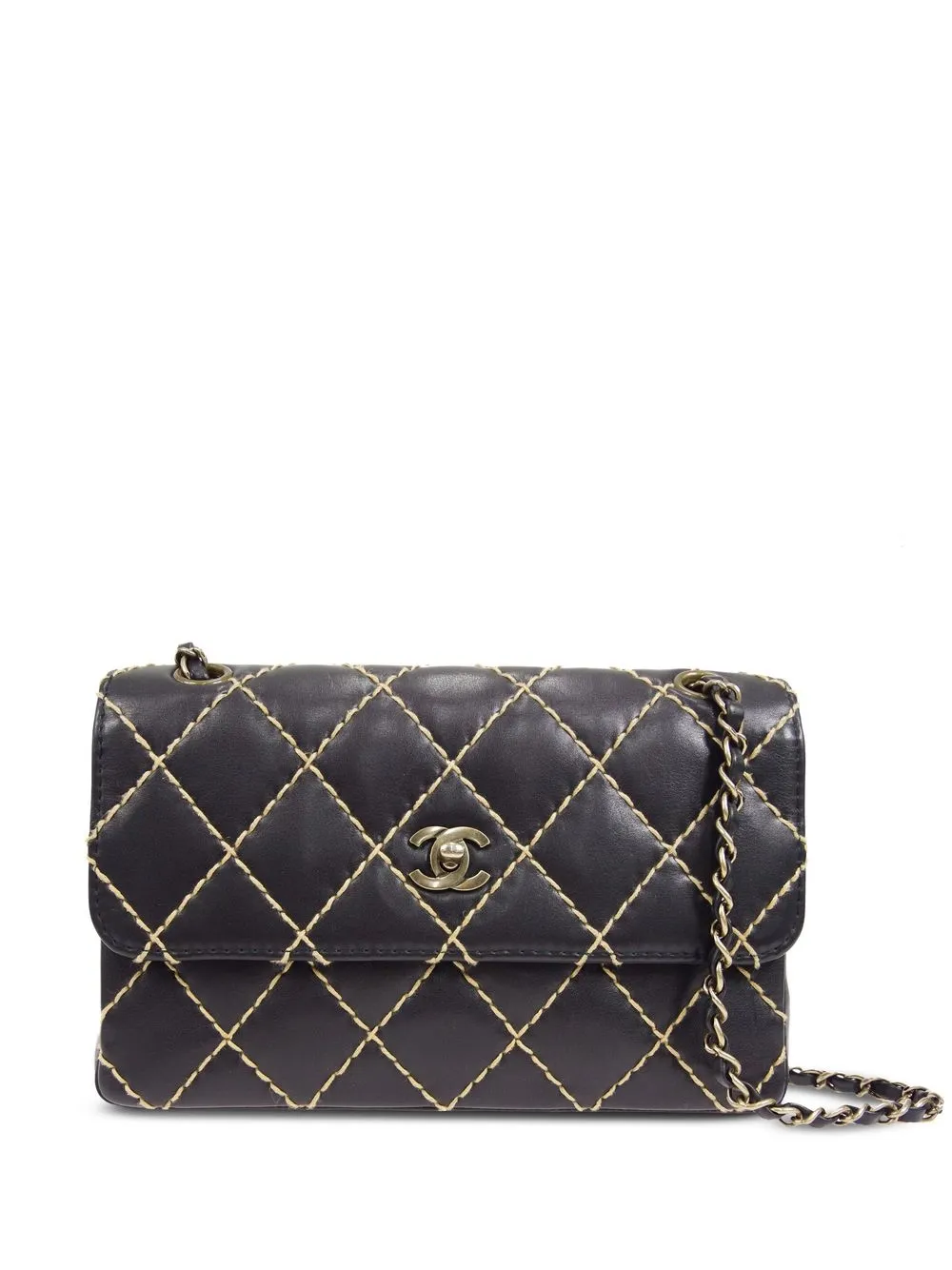 

CHANEL Pre-Owned 2000 Wild Stitch Classic Flap shoulder bag - Black