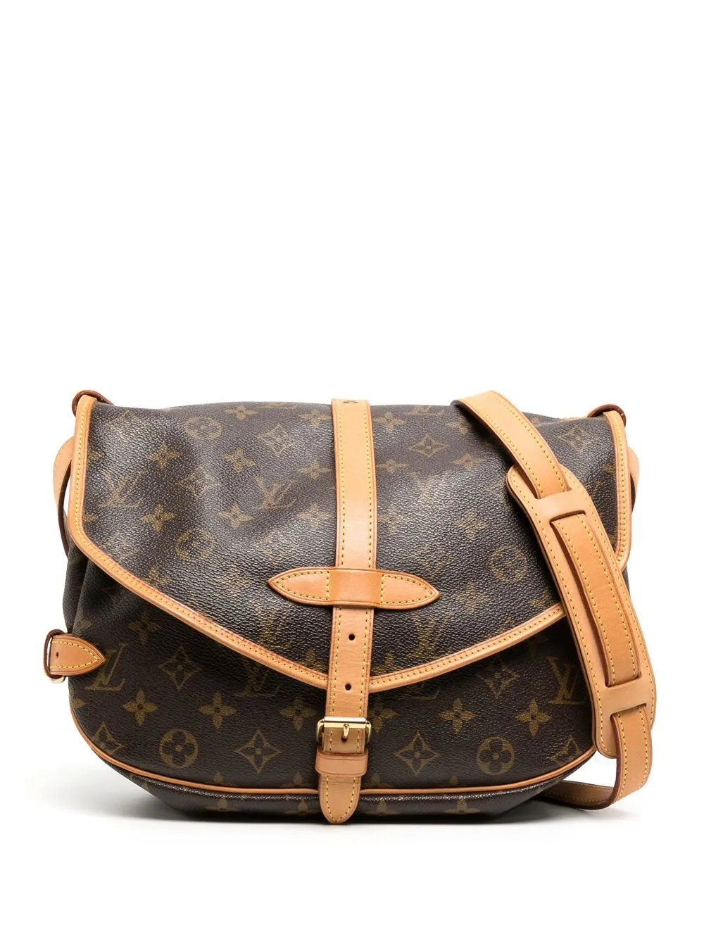 

Louis Vuitton 2003 pre-owned Monogram Saumur 30 messenger bag - BROWN