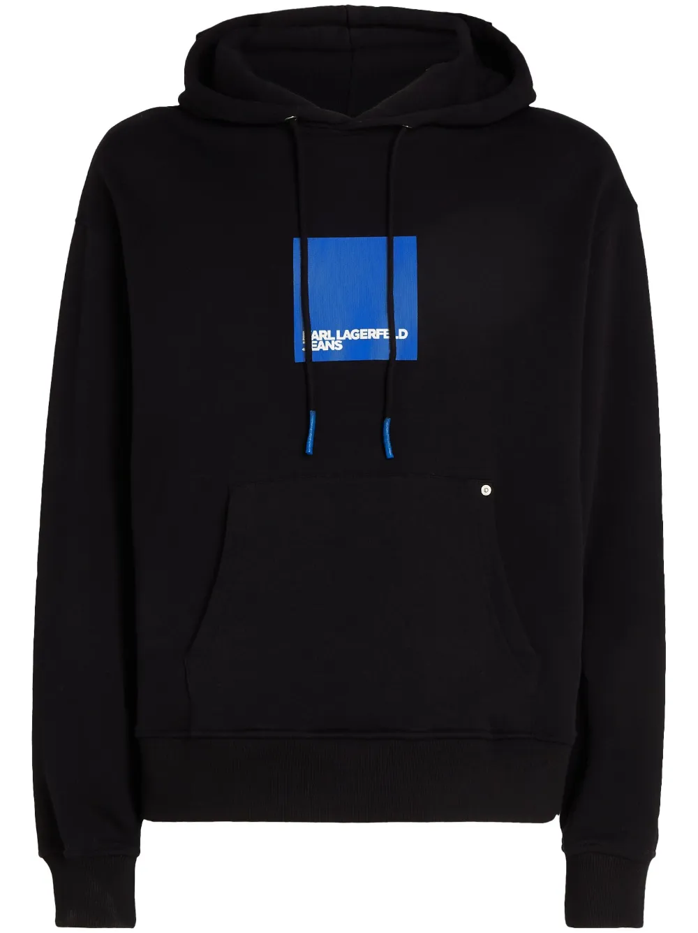 Karl Lagerfeld Jeans Archive logo-print hoodie | Black | Image 1