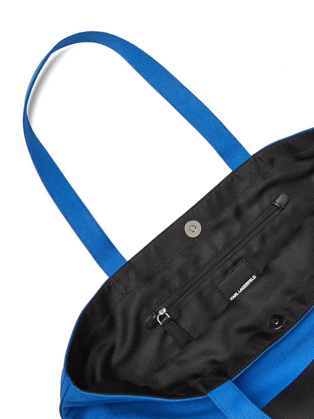 Karl Lagerfeld Jeans Shopper met logoprint Blauw