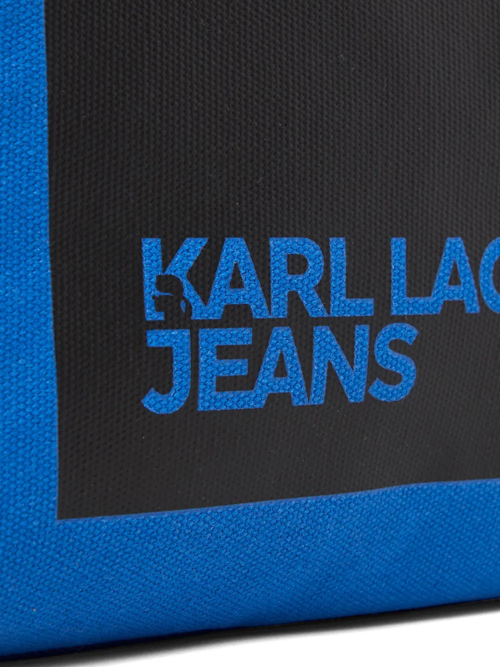 Karl Lagerfeld Jeans Shopper met logoprint Blauw