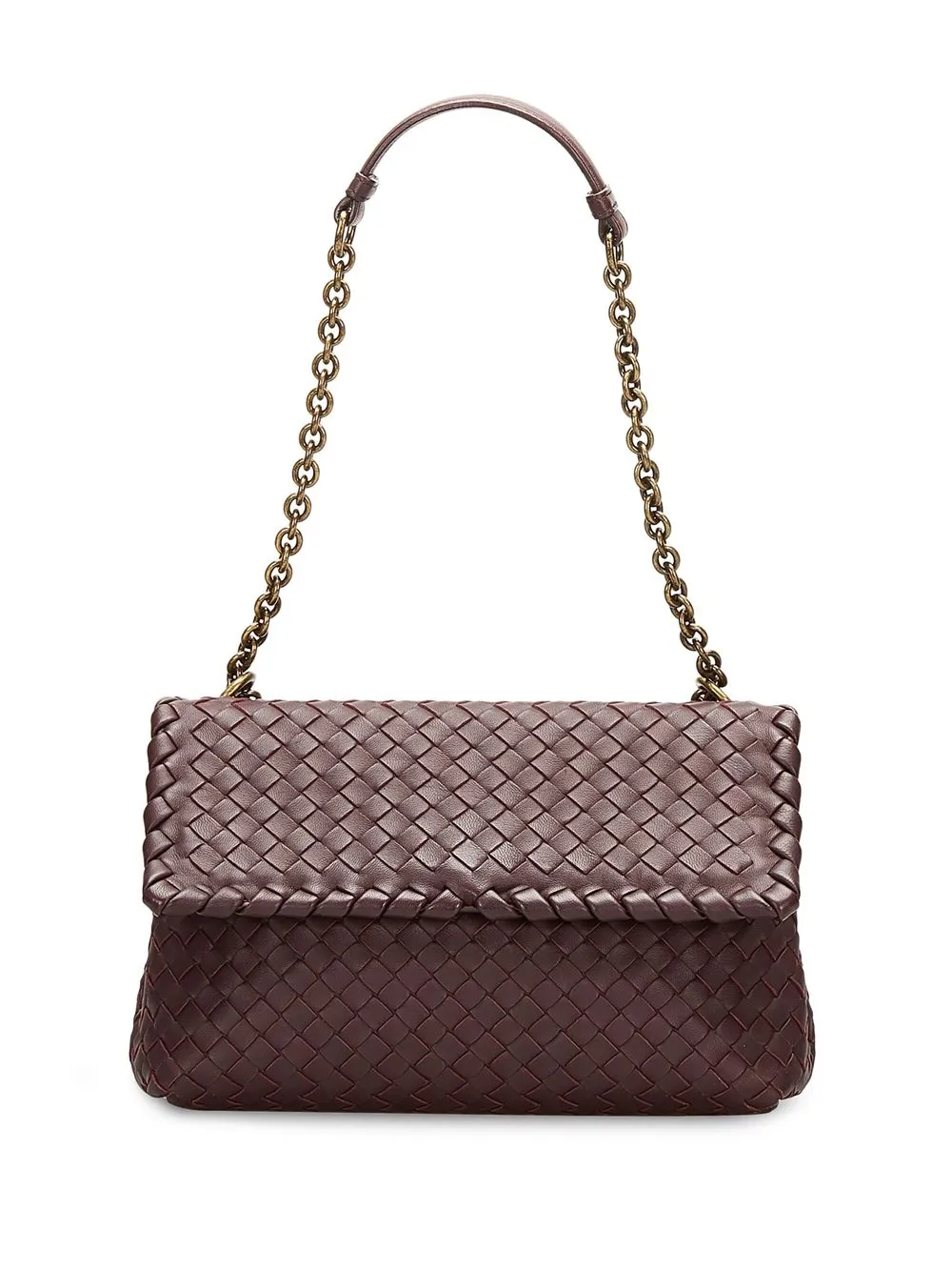 

Bottega Veneta Pre-Owned Olimpia Intrecciato shoulder bag - Purple