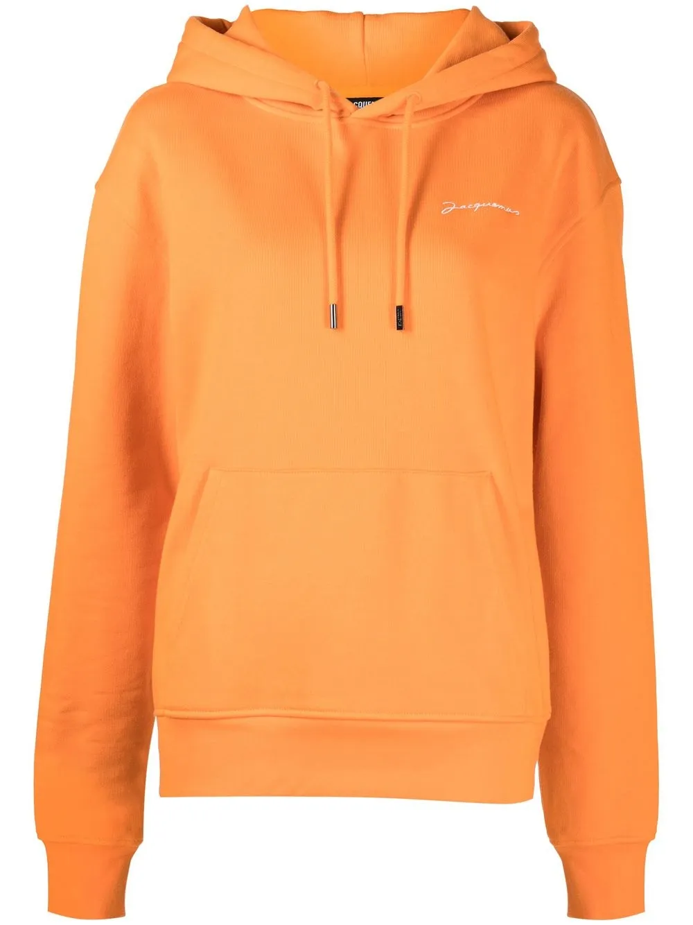 

Jacquemus logo-embroidered drawstring hoodie - Orange