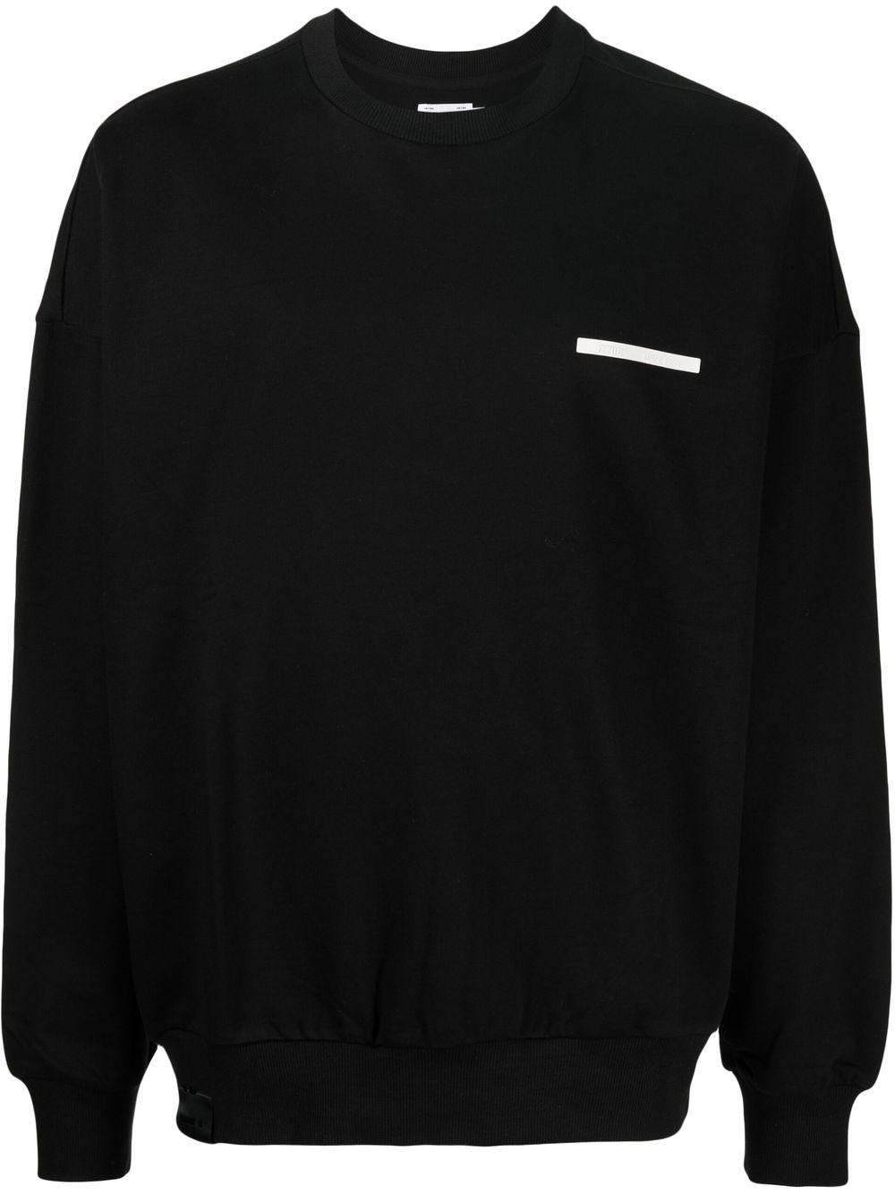 

izzue 'Reserved' logo-print sweatshirt - Black