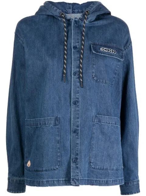 CHOCOOLATE hooded denim jacket 