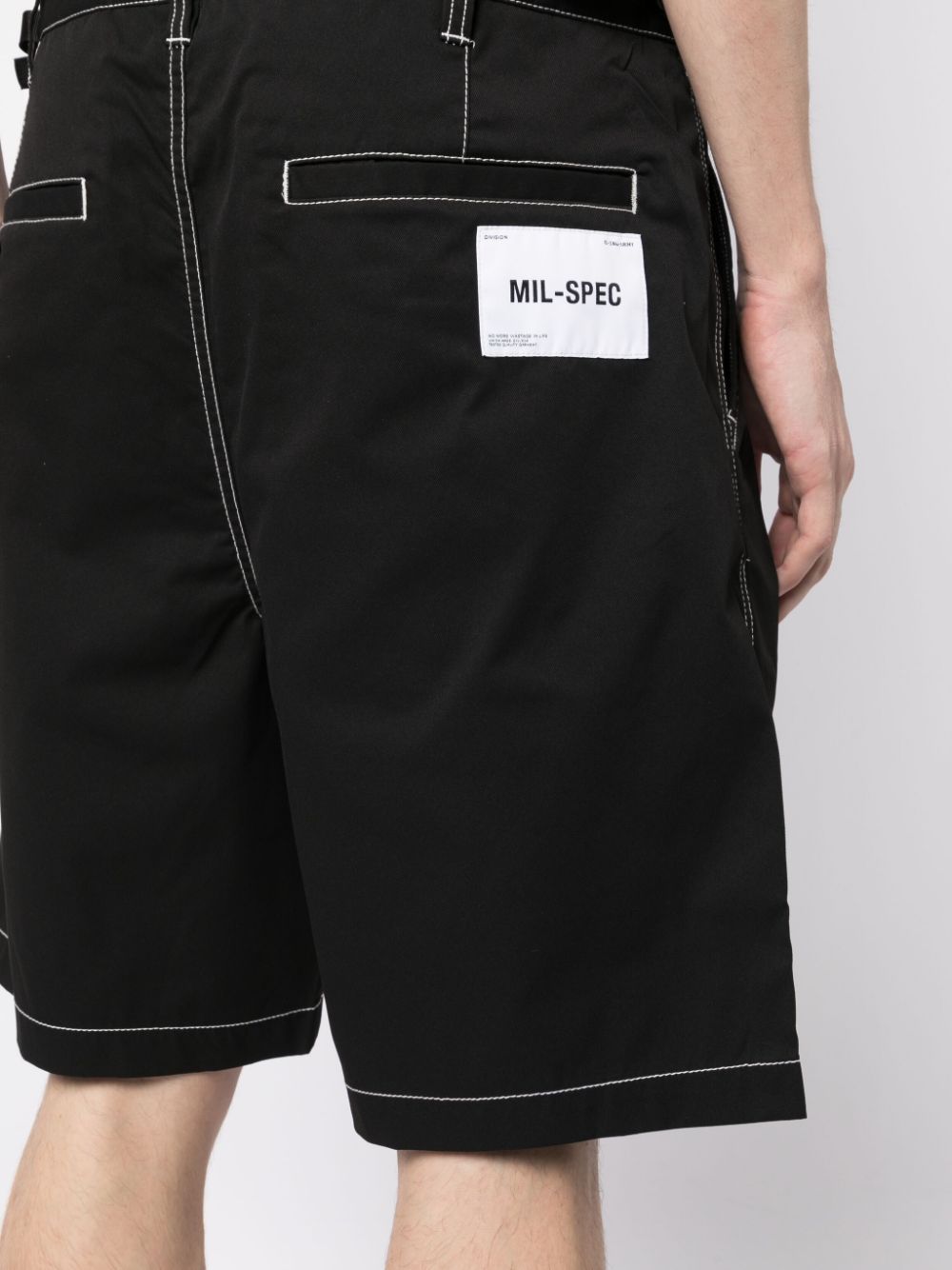 Shop Izzue Elasticated-waist Shorts In Black