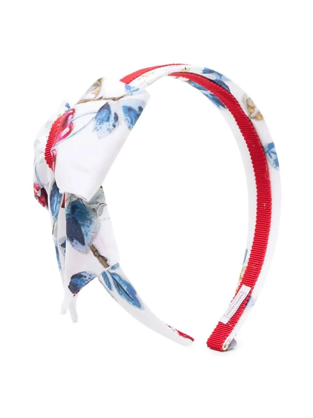 

Monnalisa banda para el cabello con estampado floral - Blanco