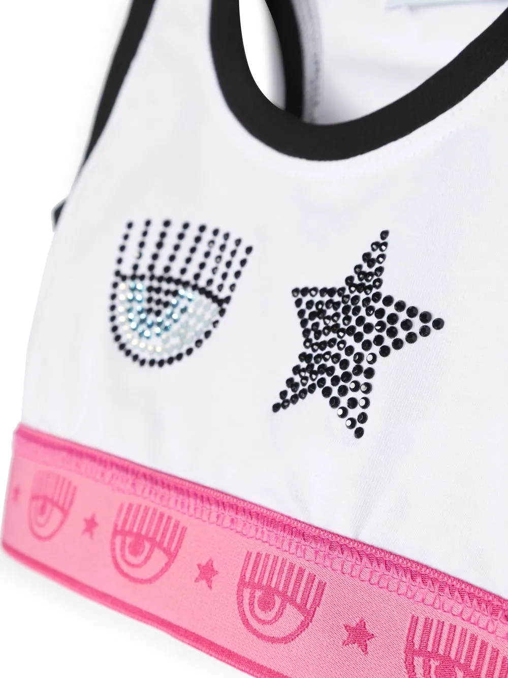 Chiara Ferragni Kids Top corto con strass | Top | Image 3