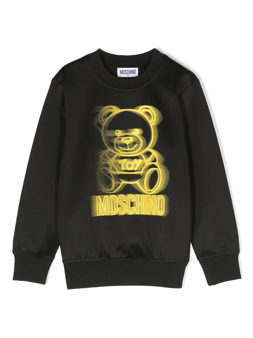 

Moschino Kids Teddy Bear print sweatshirt - Black