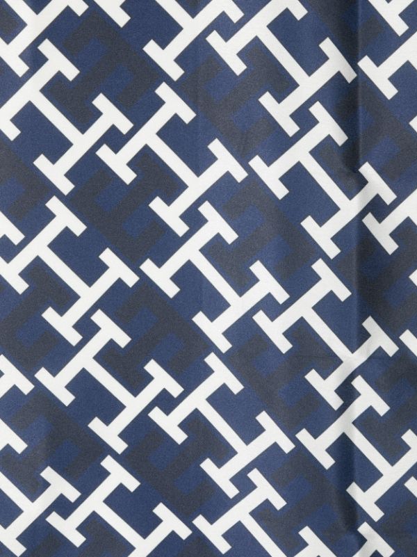 Tommy Hilfiger monogram-pattern Denim Crossbody Bag - Farfetch