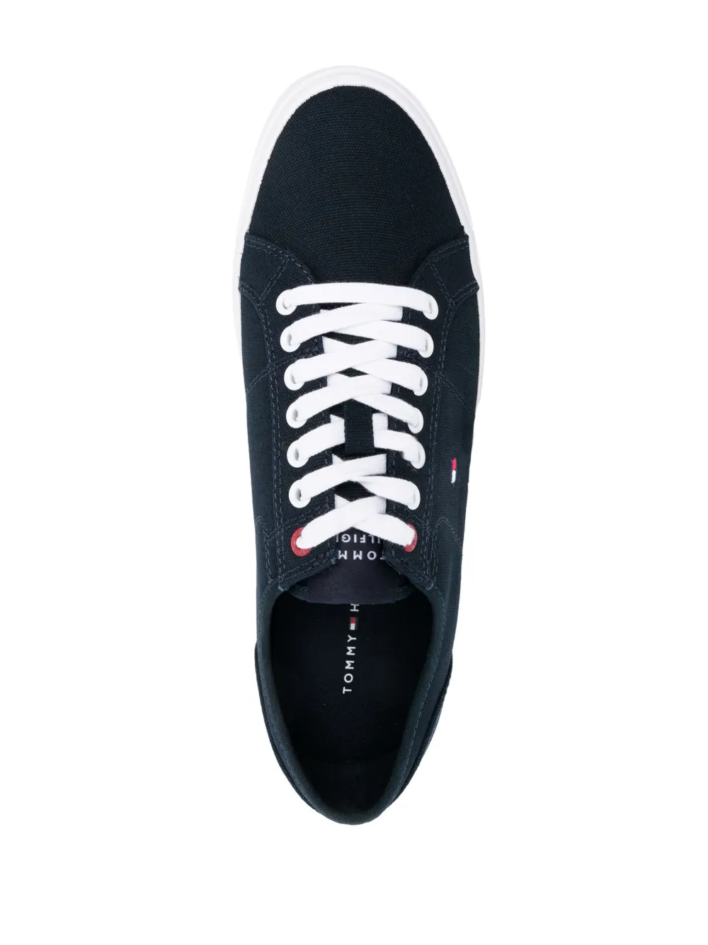 TOMMY HILFIGER SIGNATURE-DETAIL LOW-TOP SNEAKERS