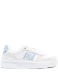 Tommy Hilfiger panelled leather sneakers - Blue