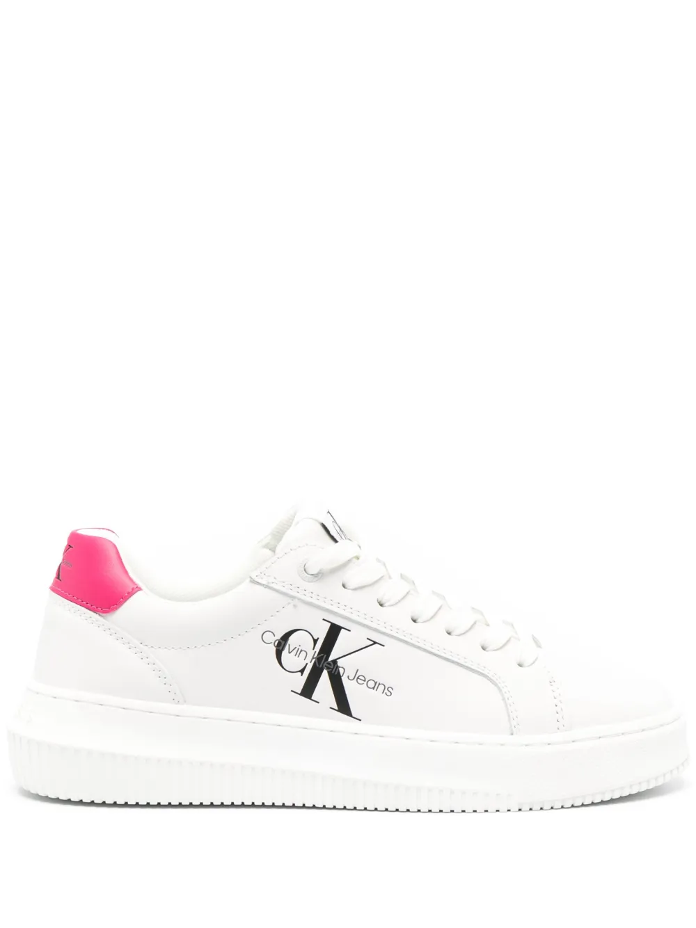 White calvin cheap klein pumps