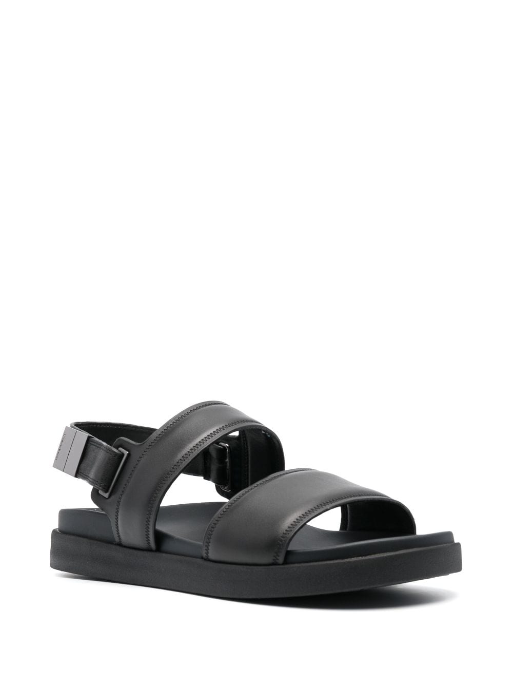 Calvin Klein Leren sandalen - Zwart