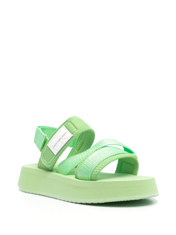 Calvin klein sales green sandals