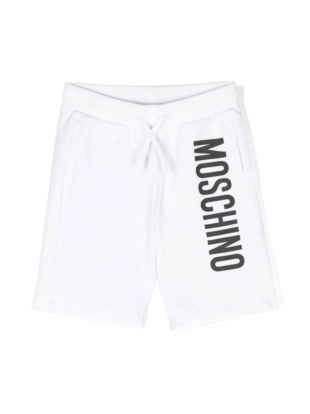 

Moschino Kids shorts deportivos con logo estampado - Blanco