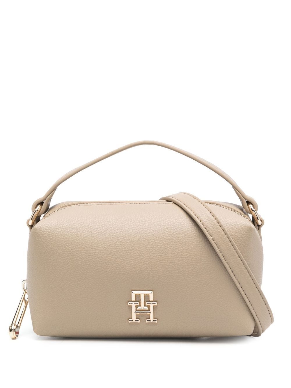 Tommy Hilfiger Logo Hardware Tote Bag In Neutrals