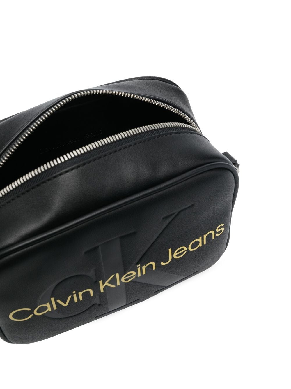 Calvin Klein Jeans sculpted phone crossbody bag in black